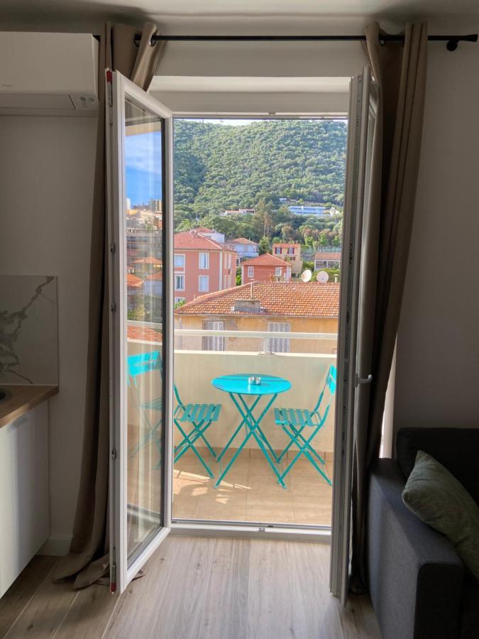 Ajaccio Charmant T2 neuf 40m2 avec balcon au Trottel wifi Clim parking plage à pieds 100m Ajaccio (Corsica) Exterior foto
